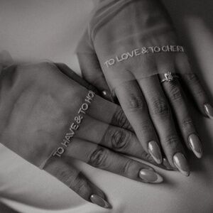 The Tess’ Vow Bridal Gloves | Hand Embroidered Silk Fingerless Sheer Tulle Glove